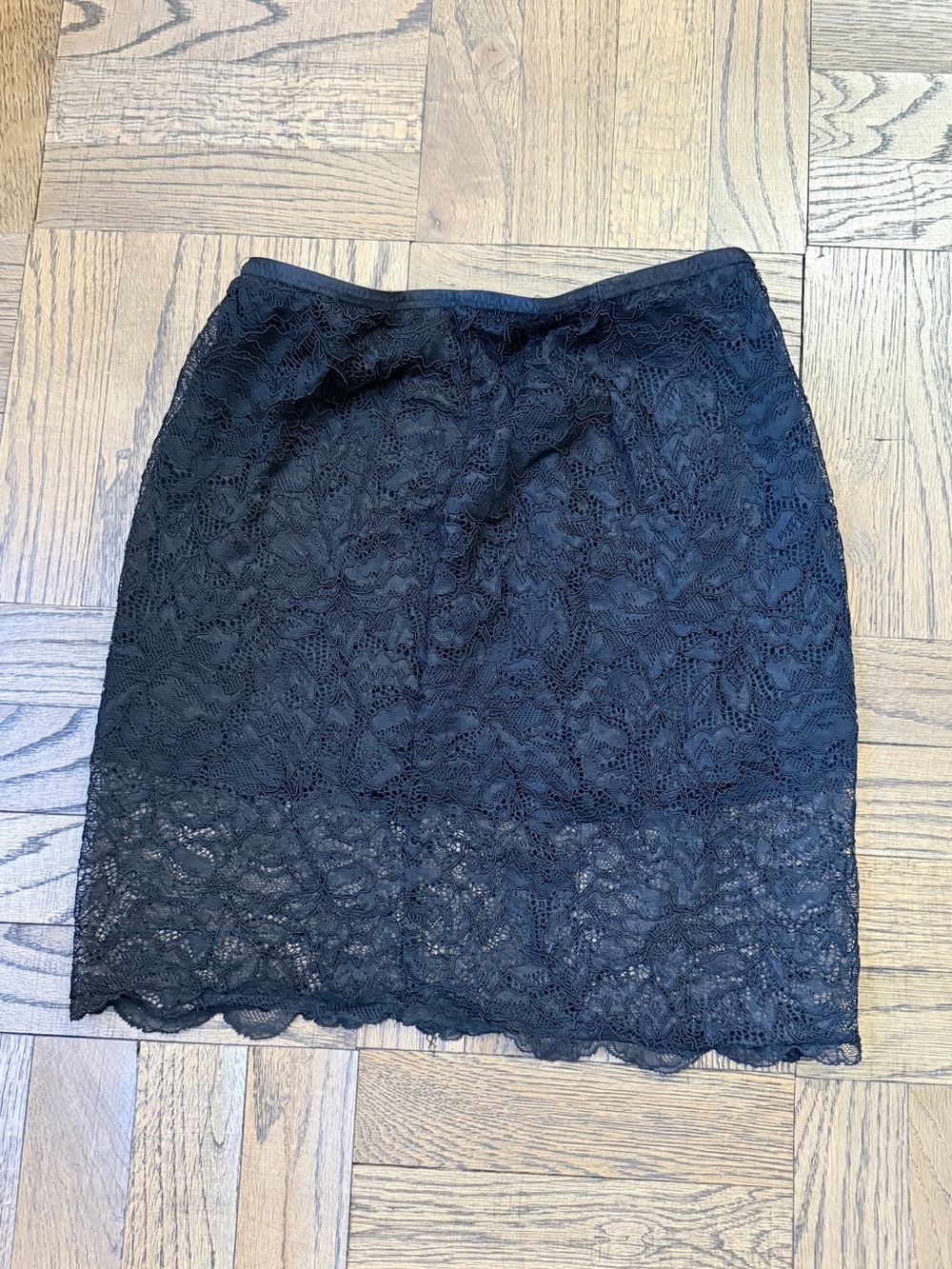 Black Lace Mini Skirt - Women's Elegant Lace Pencil Skirt